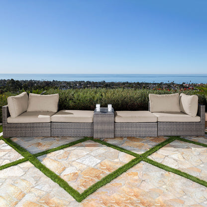 Allspace 5-piece Modular Outdoor Patio Set