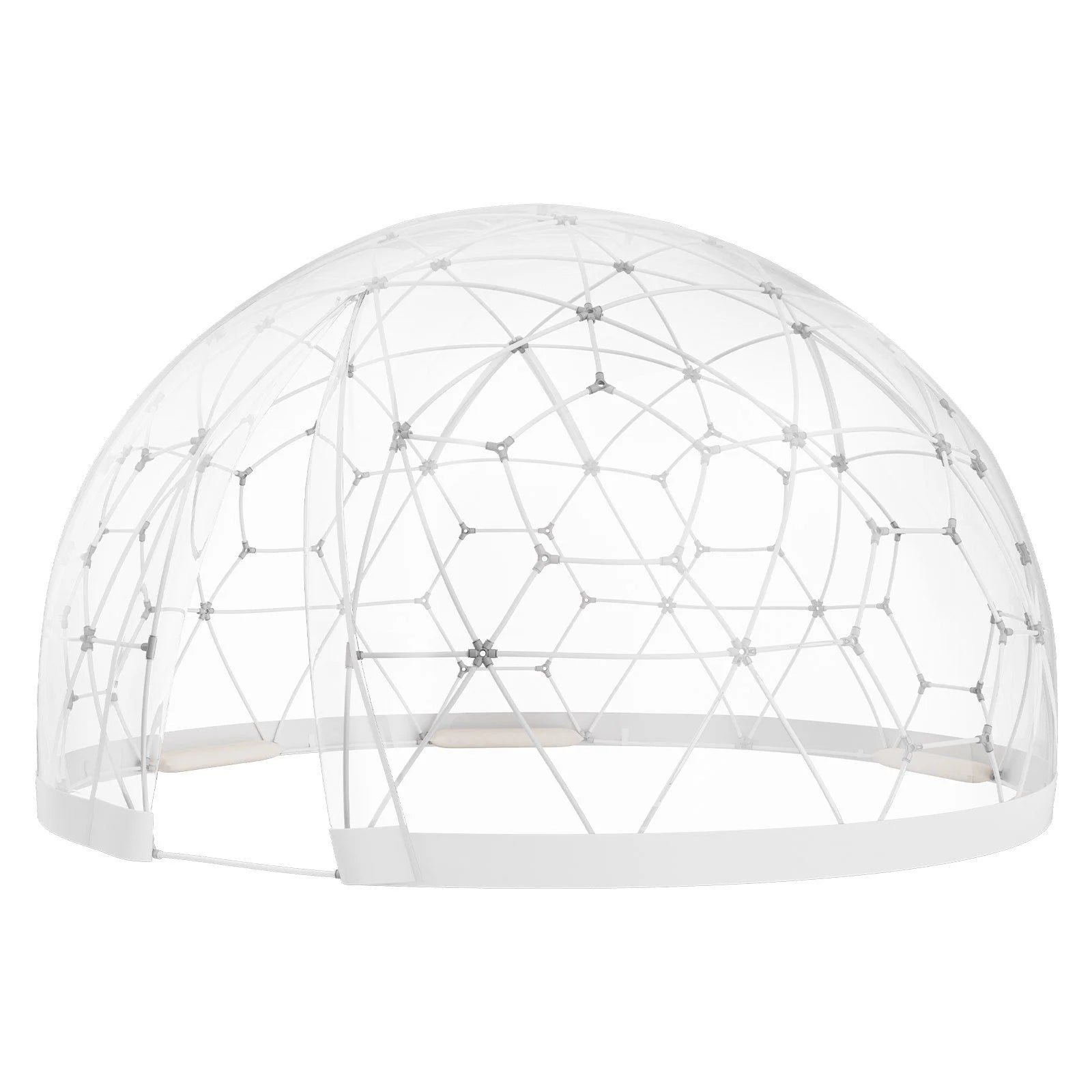 9.5FT Outdoor Bubble Tent - Transparent Dome Camping Shelter with Zip Door & Windows - Waterproof Pop-Up Tent for Stargazing, Backyard, Patio & Glamping - Portable Instant Setup