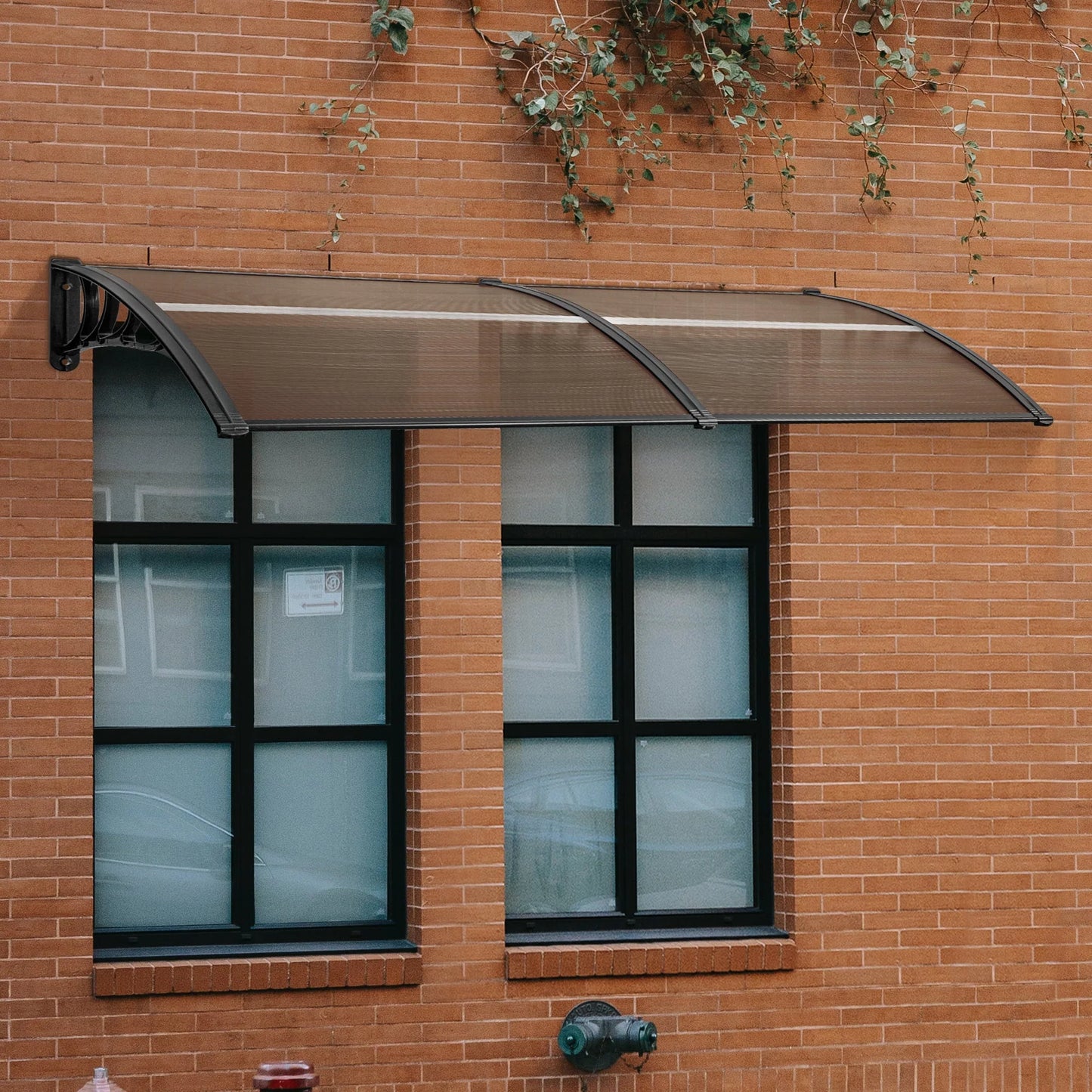MCombo Window and Front Door Patio Cover and Outdoor Awning (40"×80") Home Garden Yard Outdoor Living Garden Structures Shade Awnings Canopies Window Awning Window Shade Outdoor Front Door Shelter Sun