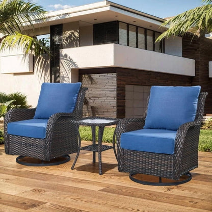 Bellefurn Outdoor Deep Seat Cushion 24 X 24 X 6 inch for Patio Furniture,Outdoor Chair Cushions Waterproof & Fade Resistant Patio Furniture Cushions for Wicker Chair, Sofa, Couch