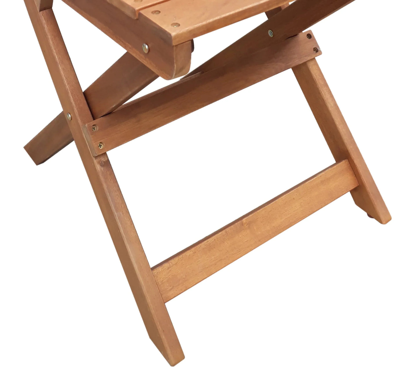 Mainstays Outdoor Patio 3-Piece Wood Bistro Set, Natural Color