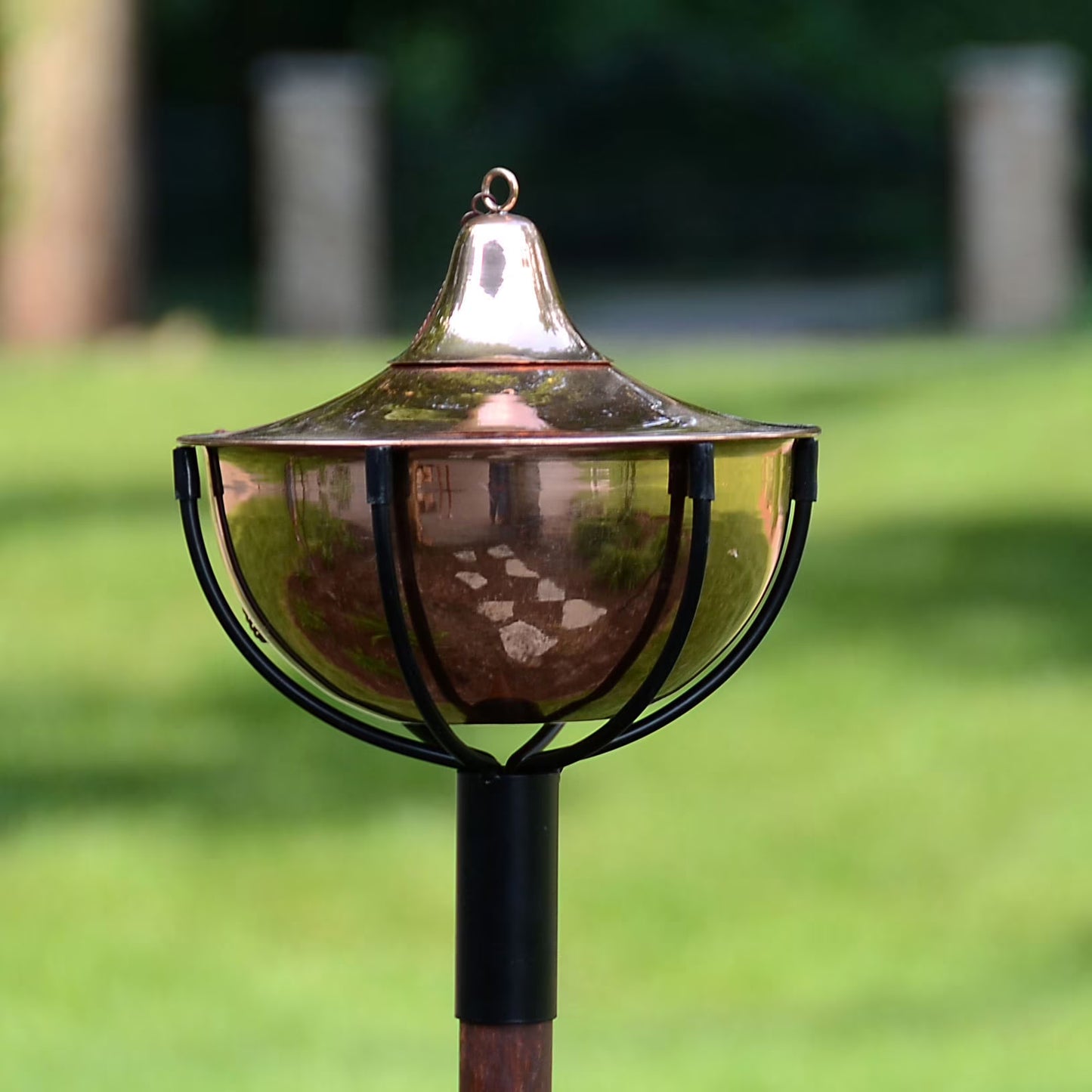 Starlite Garden & Patio Torche Maui Grande Garden Torches (Set of 2) Smooth Nickel