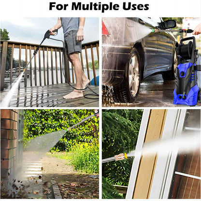 YouYeap 3000 PSI Electric Pressure Washer 2.0 GPM for Household, Great for Cars, Patios, Siding, Driveways