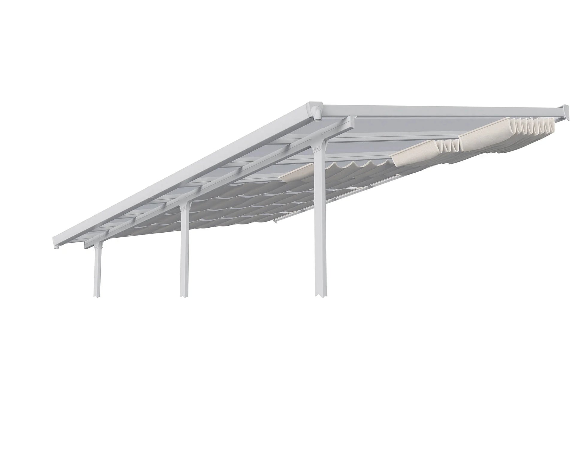 Palram - Canopia Patio Cover Blinds 10' x 10' - White for Feria 10', Olympia, Sierra 10' and Sanremo 10'