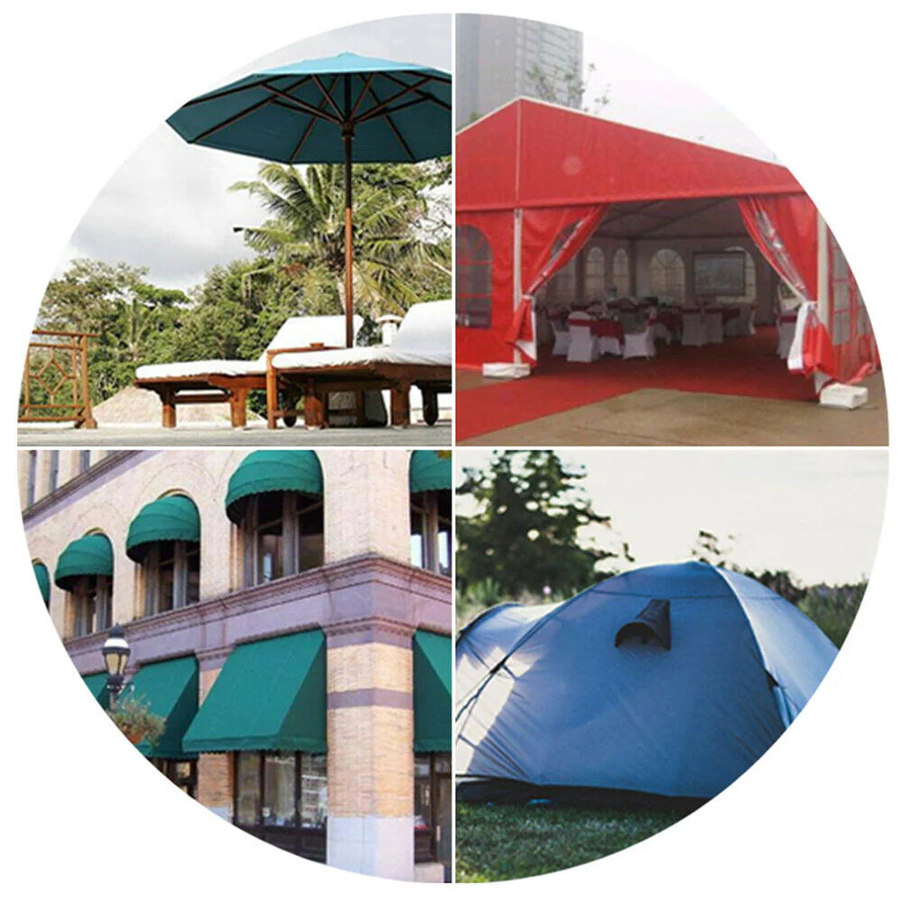 Waterproof Canvas Fabric Heavy Duty Outdoor 60Inches Patio Awning Canopy Cover UV Protection