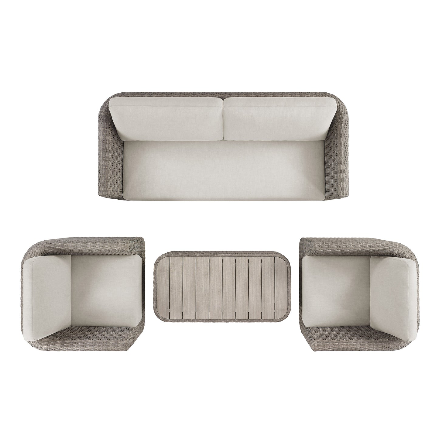 Thomasville Rala 4-piece Outdoor Patio Seating Set