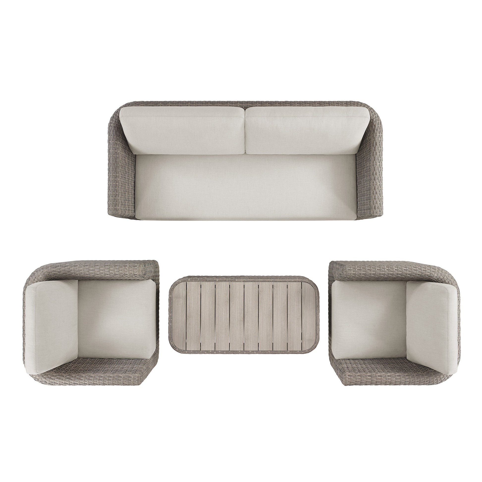 Thomasville Rala 4-piece Outdoor Patio Seating Set