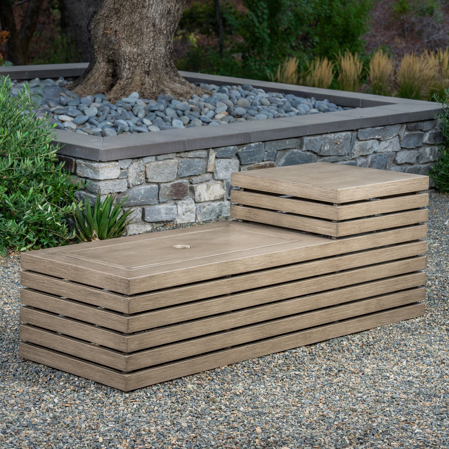 SunVilla Clifton 4-piece Fire Outdoor Patio Seating Set