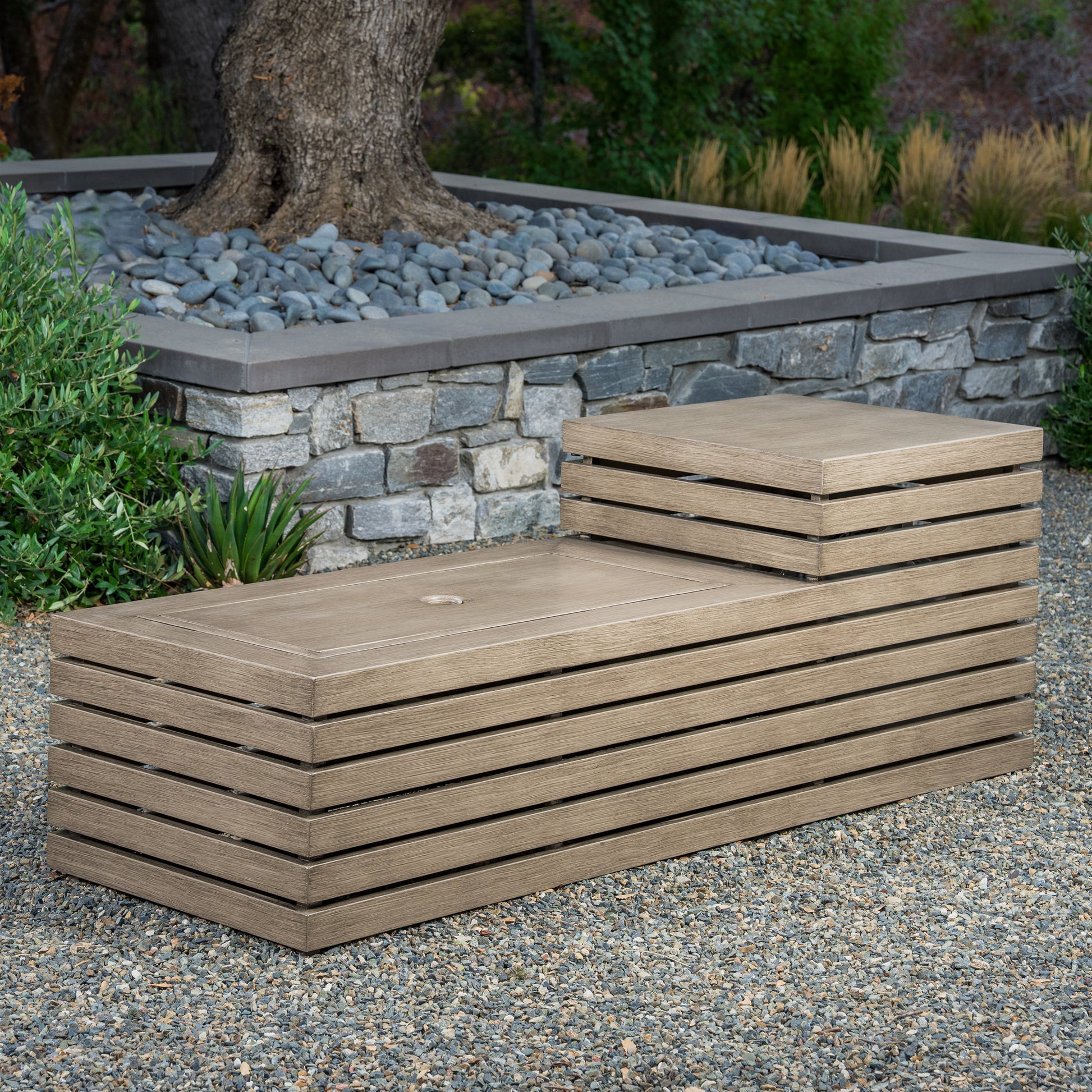 SunVilla Clifton 4-piece Fire Outdoor Patio Seating Set