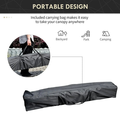 Barara King Outdoor Canopy Tent, Patio Portable Canopy,13' x 13' Pop Up Canopy Tent with Height Adjustable, Carry Bag for Outdoor, Garden, Patio, Beige