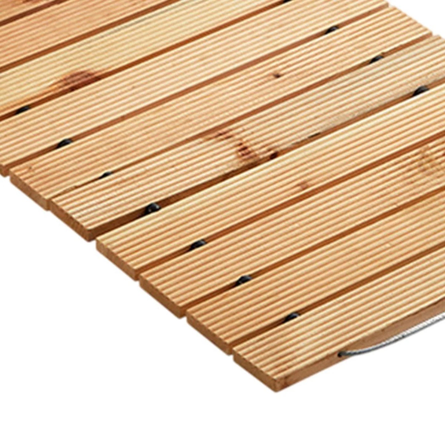 koolsoo Wooden Garden Pathway Boardwalk Decor Wood Road Floor Straight Walkway Wedding Party Pathway for Outside Beach Outdoor Patio