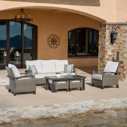 Grand Leisure Las Palmas 6-piece Outdoor Patio Seating Set