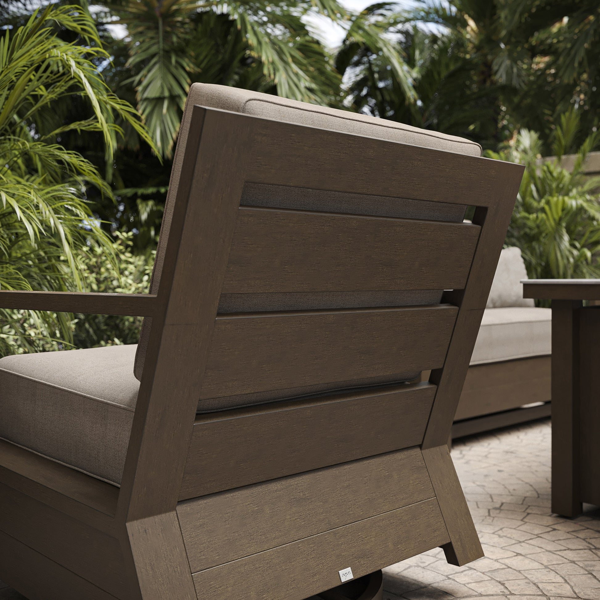 Agio Marlow 5-piece Outdoor Patio Fire Seating Set