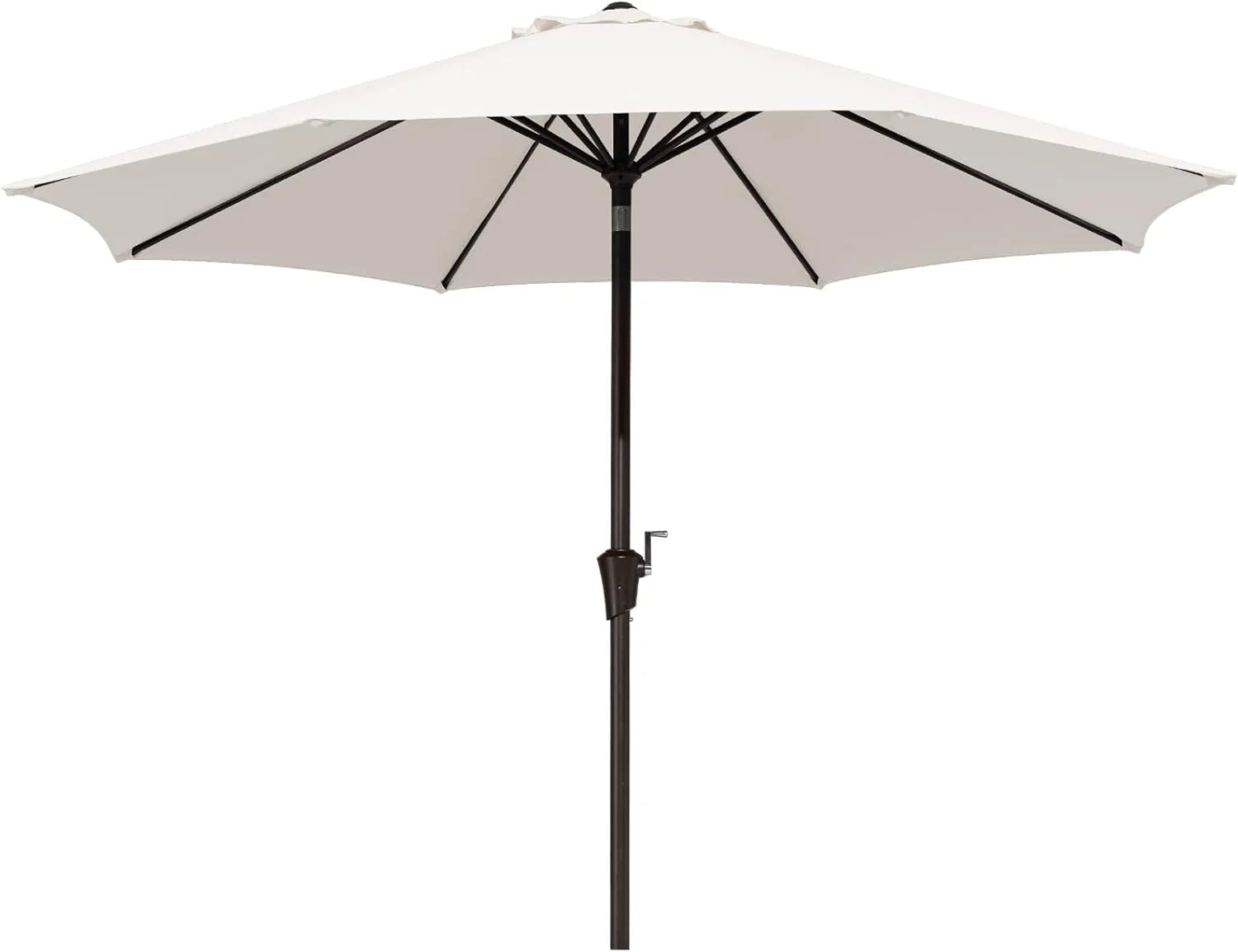 JEAREY Olefin Patio Umbrella Outdoor Umbrella with Auto Tilt