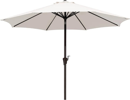JEAREY Olefin Patio Umbrella Outdoor Umbrella with Auto Tilt