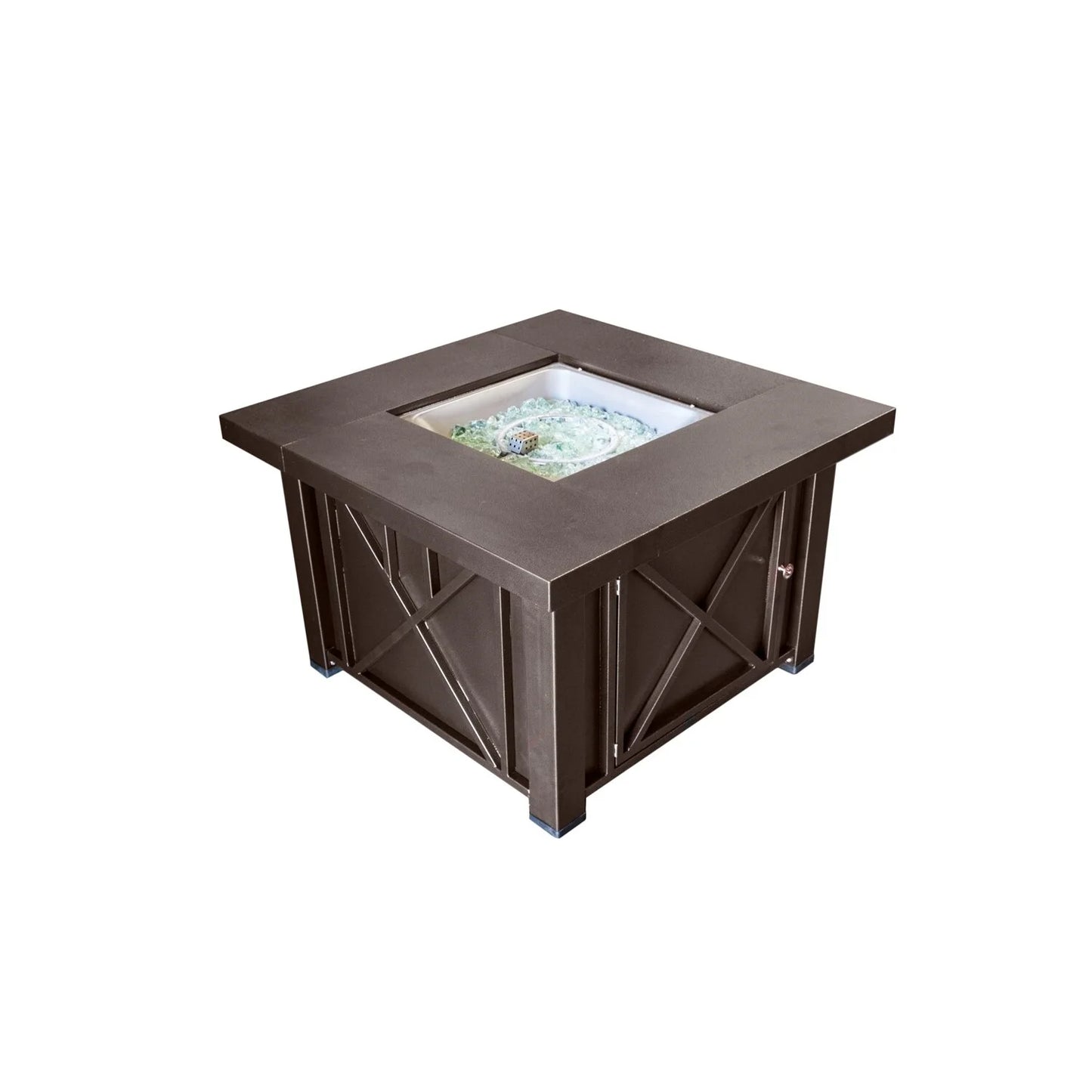 AZ Patio Heaters Outdoor Fire Pit in Hammered Bronze