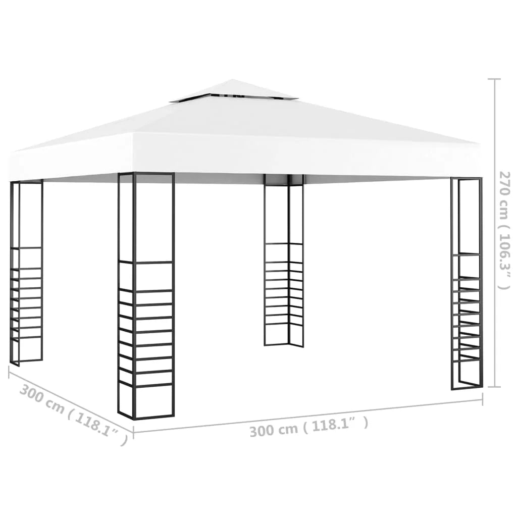 vidaXL Gazebo Outdoor Canopy Patio Pavilion Sun Shelter Party Tent Marquee