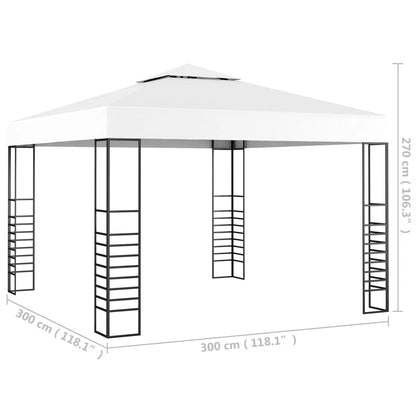 vidaXL Gazebo Outdoor Canopy Patio Pavilion Sun Shelter Party Tent Marquee