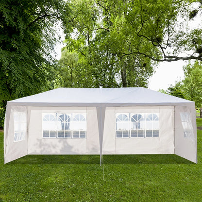 Arttoreal 20'Lx10'Wx8.5'H Outdoor Patio Pop-up Canopy with Sides,Garden Canopy Shelter Tents,White