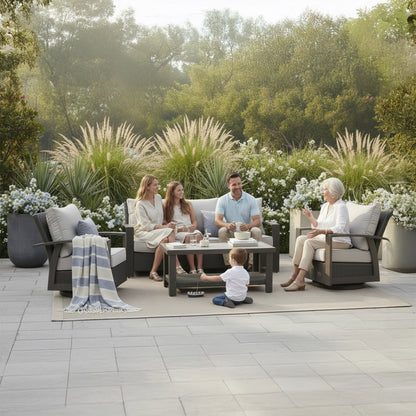 Grand Leisure Montigo 4-piece Outdoor Patio Seating Set