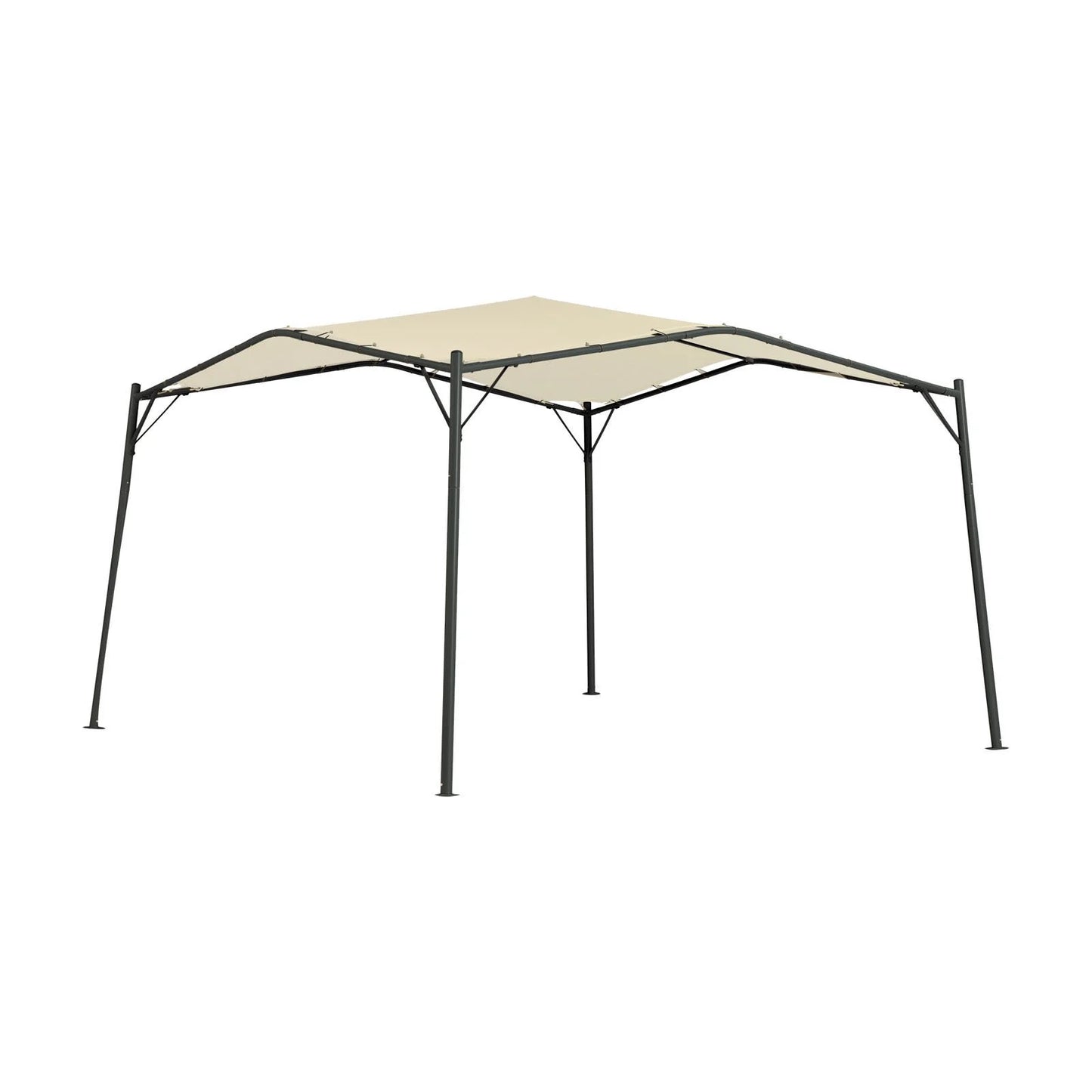ShelterLogic Monterey 12x12 Canopy Gazebo Portable Shade Solution Backyards, Patios, Pools, Cream