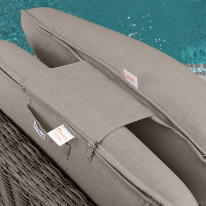 SunVilla Swann Modular Outdoor Patio Chair, 2-pack