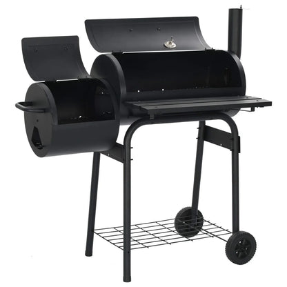Vebreda Outdoor BBQ Grill Charcoal Barbecue Pit Patio Backyard Meat Cooker Smoker