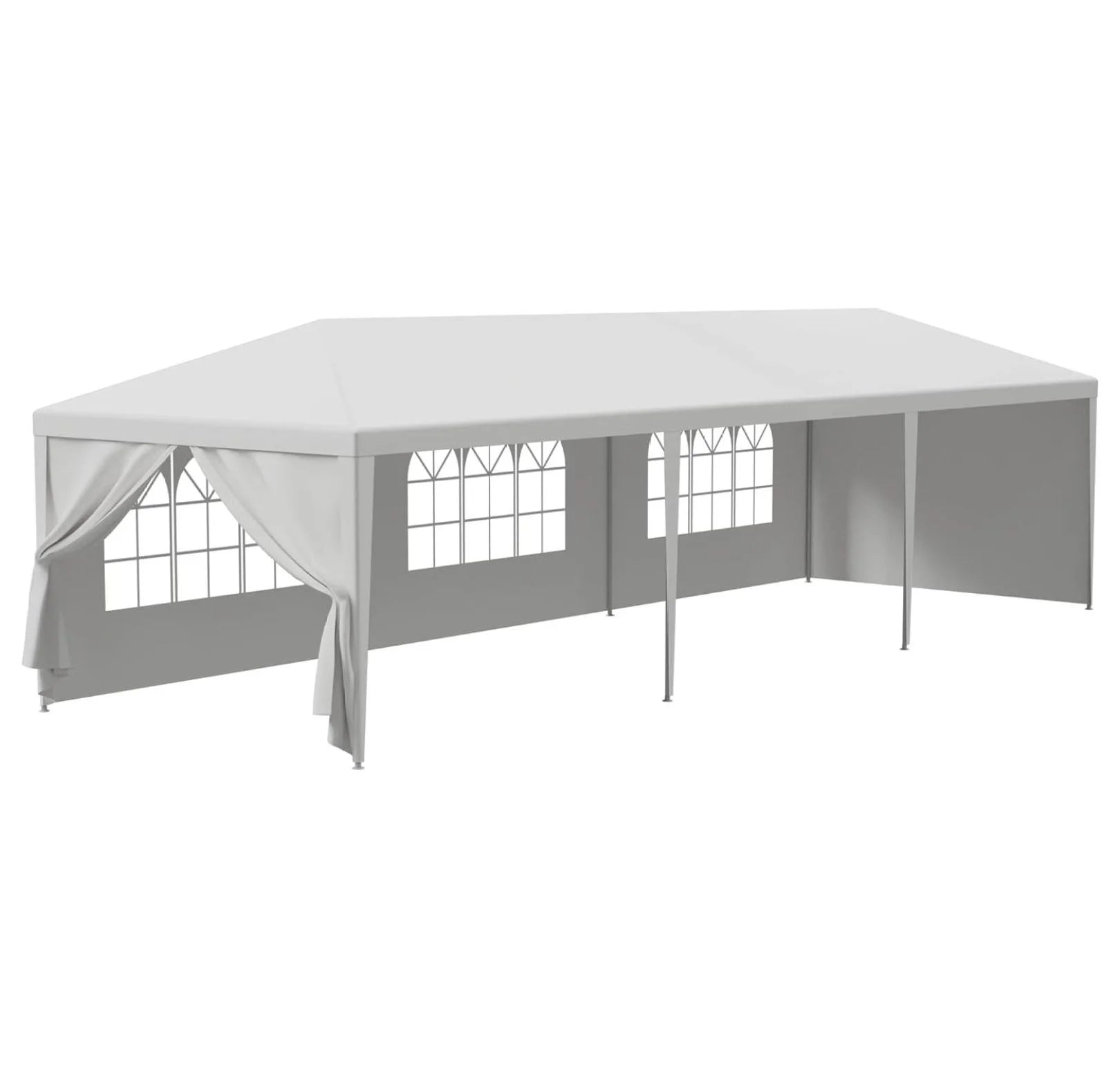 10'x30' Outdoor Canopy Tent Patio Camping Gazebo Shelter Pavilion Cater Party Wedding BBQ Events Tent w/Removable Sidewalls