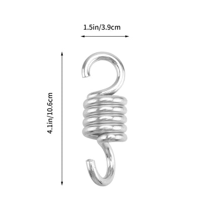 Nuolux Spring Hammock Swing Heavy Duty Hooks Chair Hanging Porch Springs Swings Patio Partskit Hanger Ceiling Mount Hook