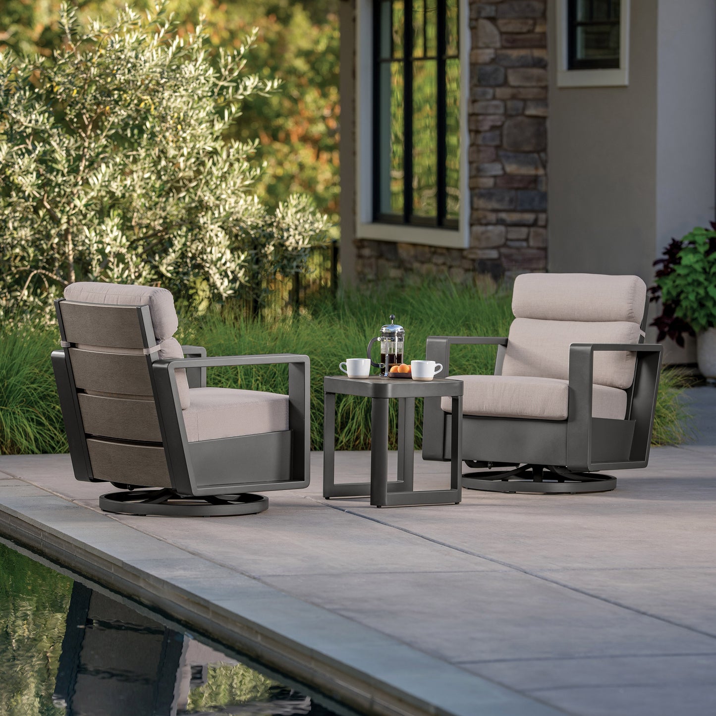SunVilla Alden 3-piece Outdoor Patio Seating Set