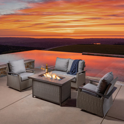 Grand Leisure Las Palmas 17-piece Outdoor Patio Estate Set