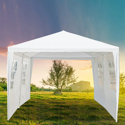 Arttoreal 20'Lx10'Wx8.5'H Outdoor Patio Pop-up Canopy with Sides,Garden Canopy Shelter Tents,White