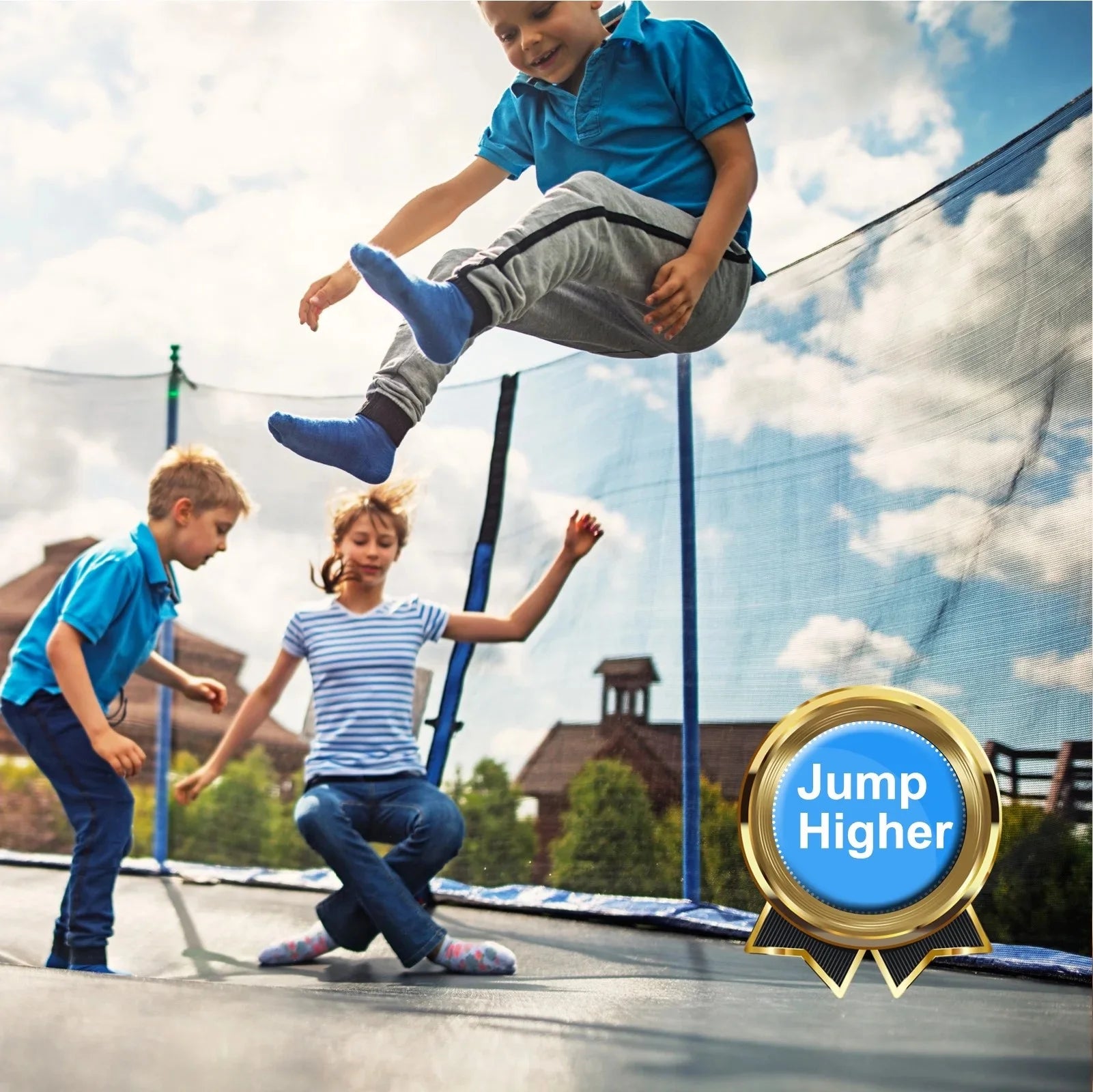 Trampoline for Kids and Adults, Segmart 10Ft Trampoline with Basketball Hoop, Outdoor Trampoline with Safety Enclosure Net and LED Lights, Recreational Trampoline for Backyard Patio