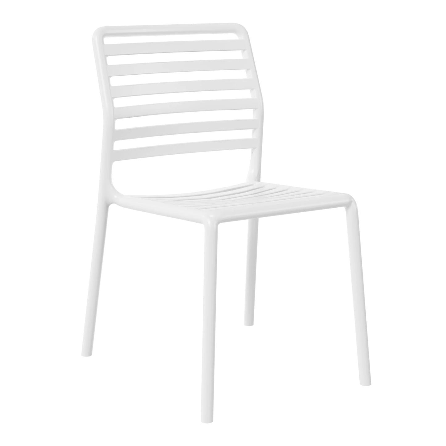 WestinTrends Playa 3-Piece Outdoor Metal Round Dining Table Set With Stackable Resin Patio Dining Chairs, White