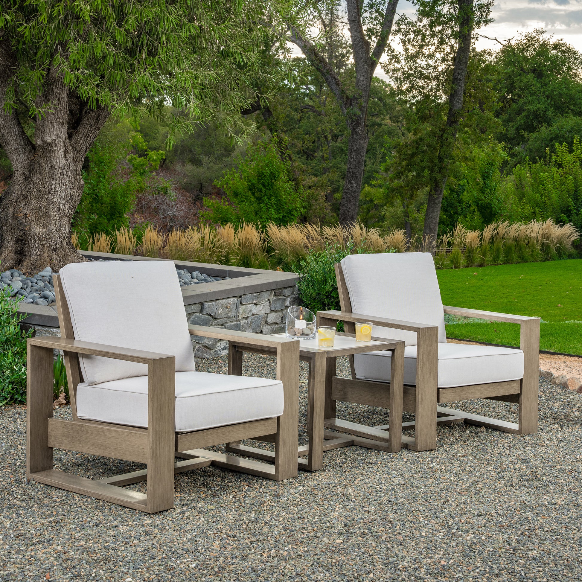 SunVilla Clifton 3-piece Outdoor Patio Seating Set