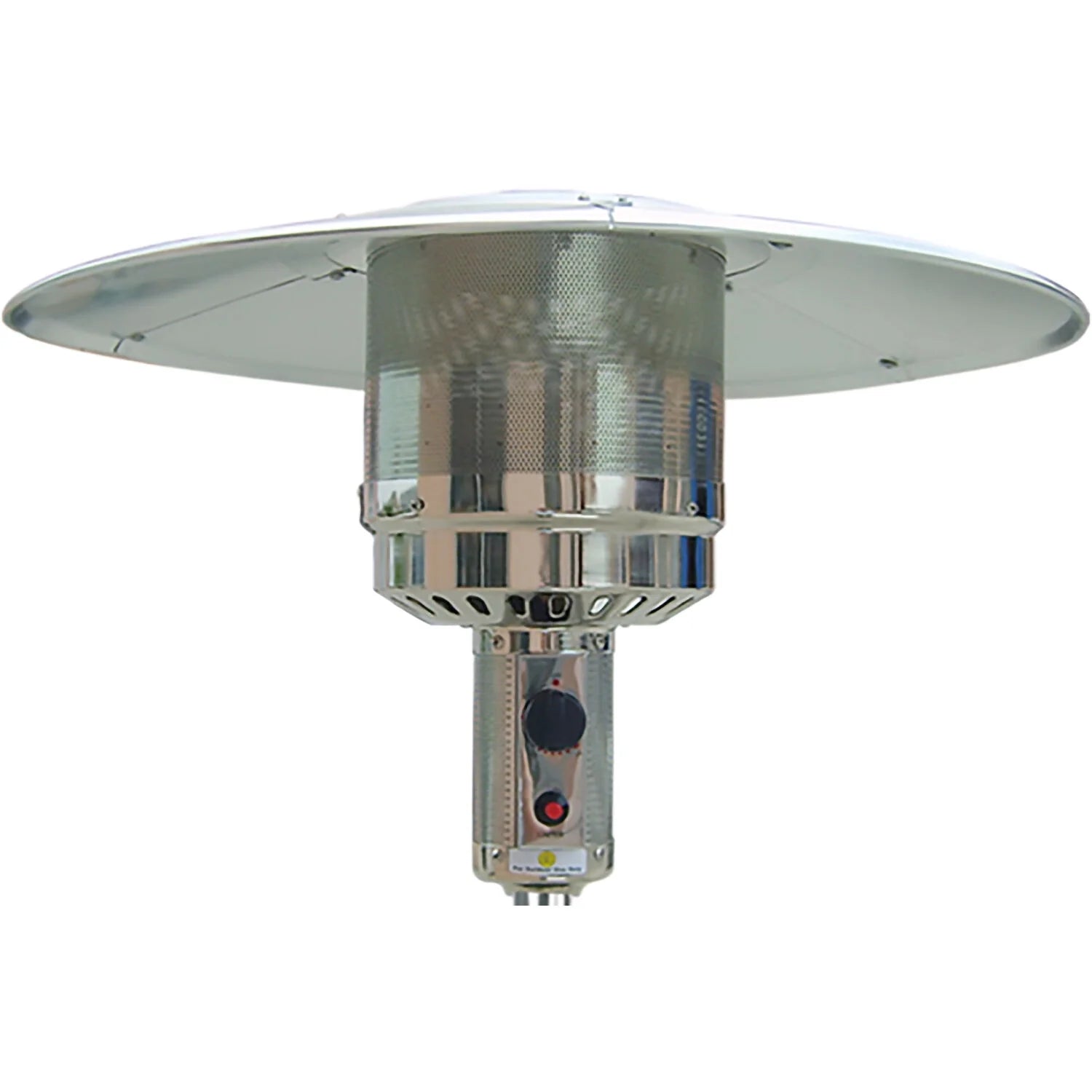 Hanover 7-Ft. 48,000 BTU Steel Umbrella Propane Patio Heater in Black