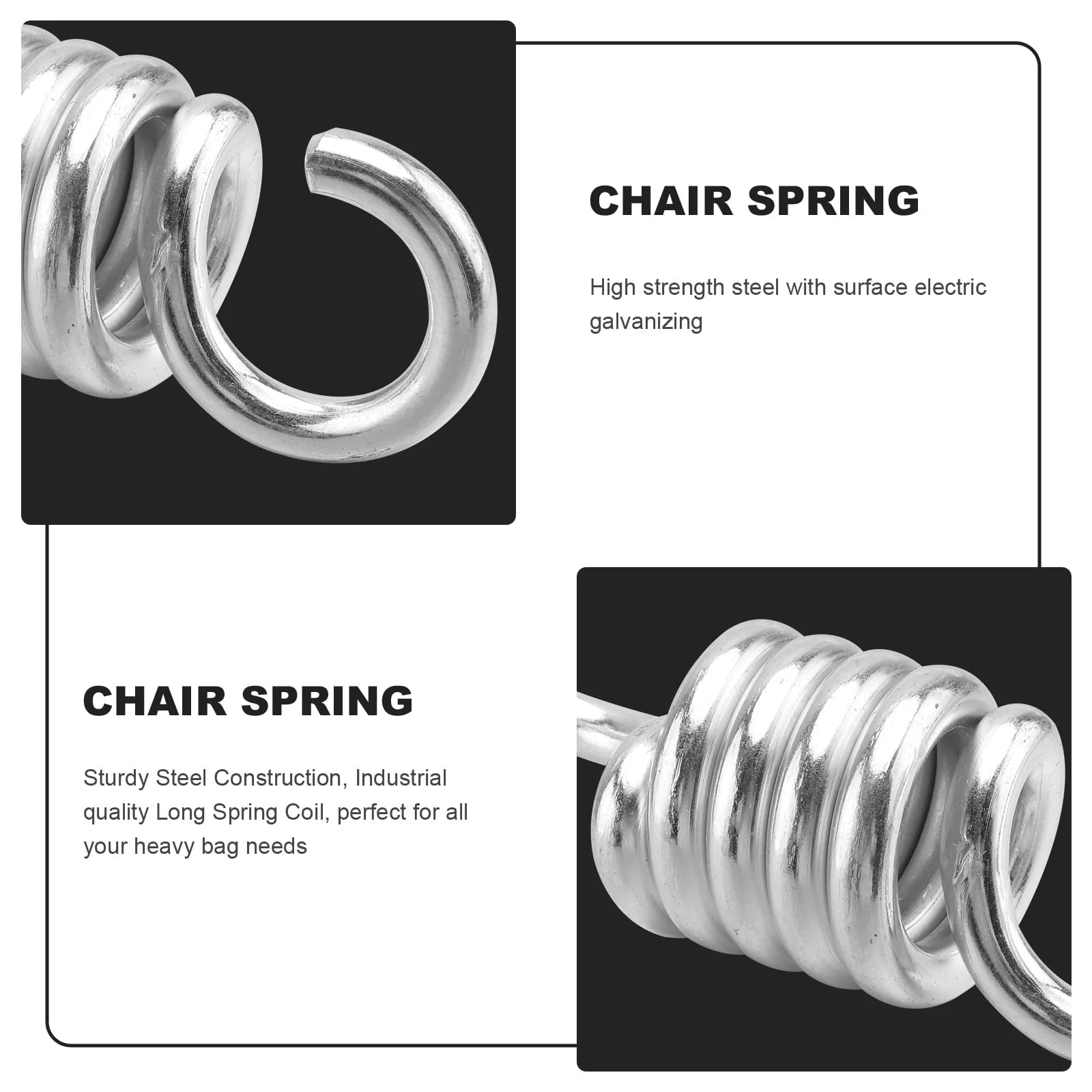 Nuolux Spring Hammock Swing Heavy Duty Hooks Chair Hanging Porch Springs Swings Patio Partskit Hanger Ceiling Mount Hook