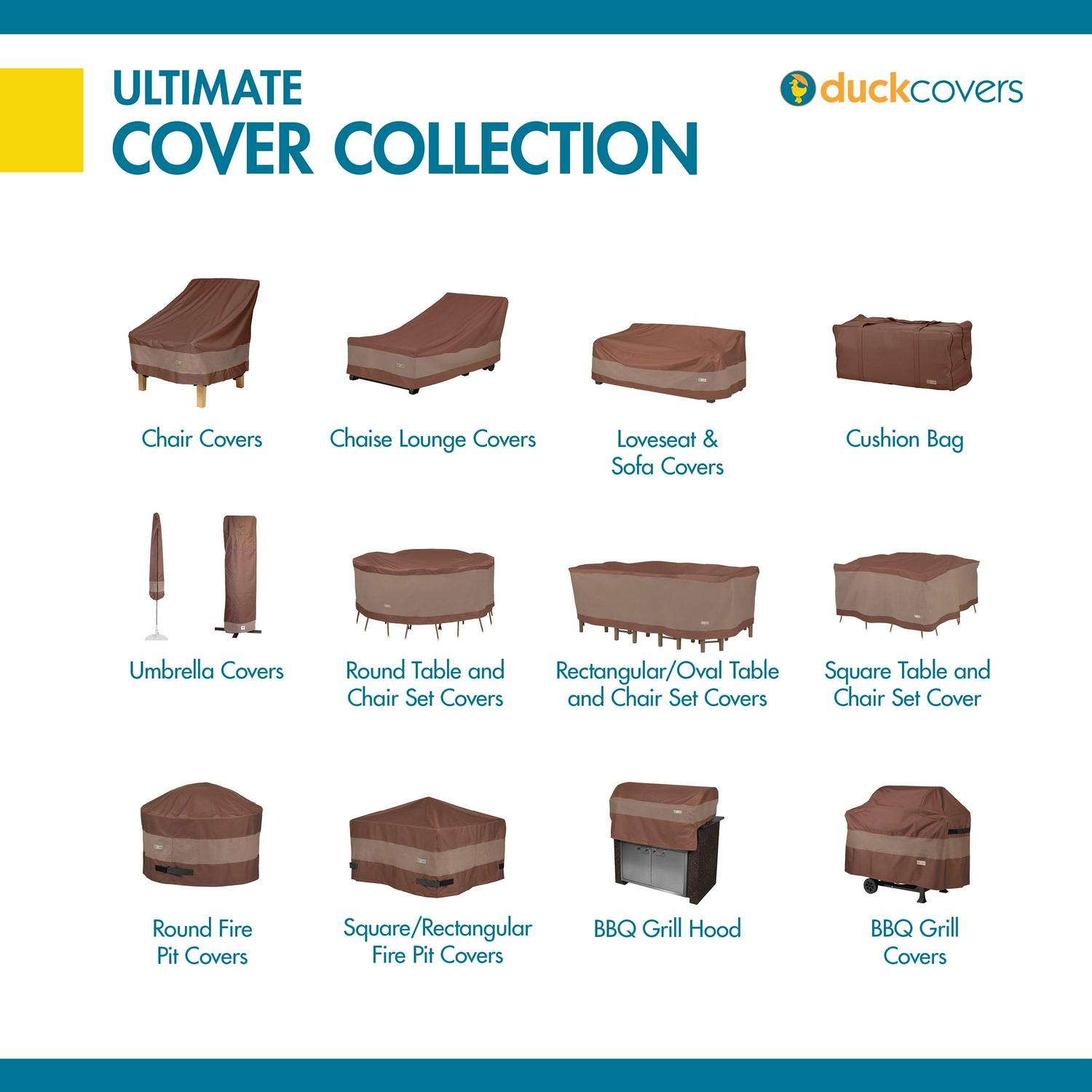 Duck Covers Ultimate Waterproof 51 Inch Patio Bench Cover