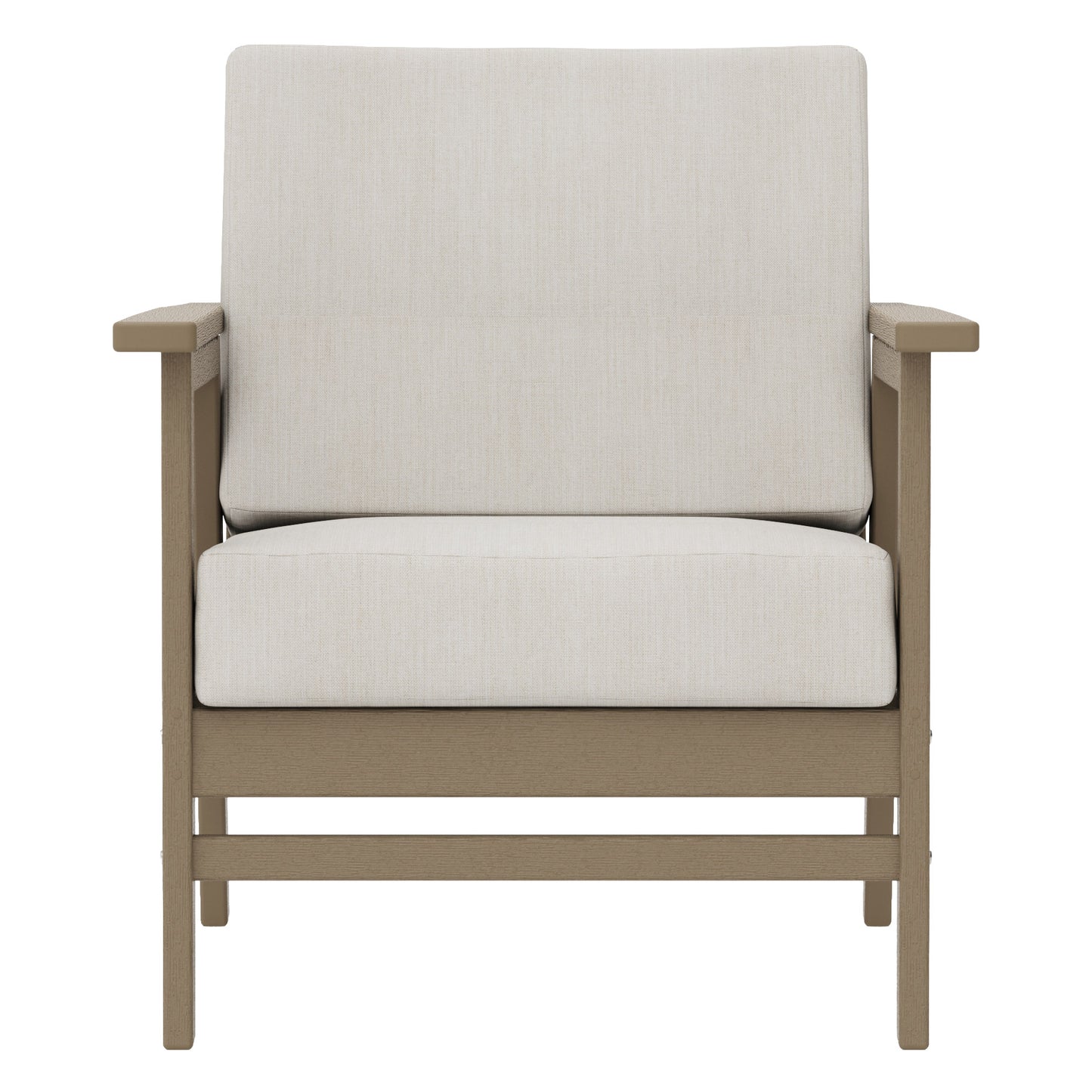 POLYWOOD Camden 4-piece Sling Outdoor Patio Deep Seating Set