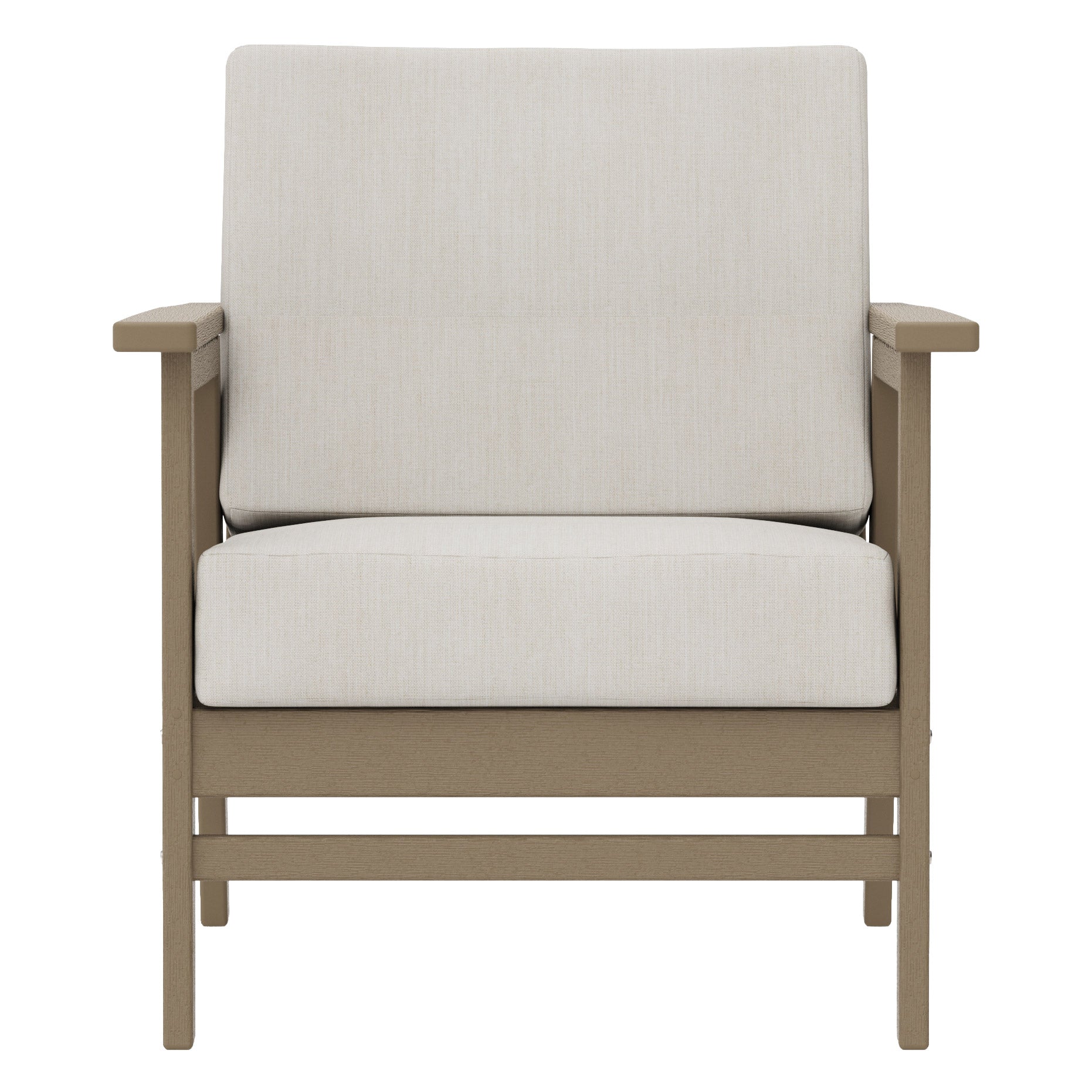 POLYWOOD Camden 4-piece Sling Outdoor Patio Deep Seating Set
