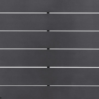 Menorca Outdoor Patio Dining Table in Aluminum