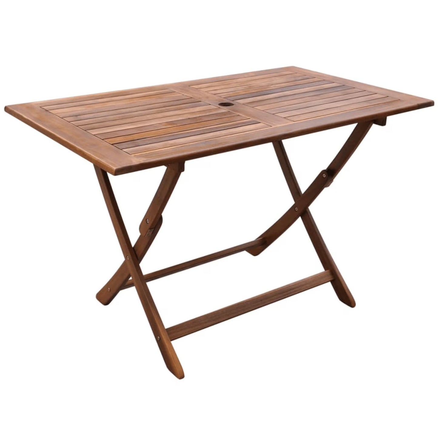 vidaXL Patio Table 78.7"x39.4"x29.5" Solid Acacia Wood