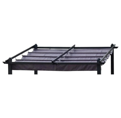 Pergola Replacement Canopy Top Cover - 10x10 Ft Patio Gazebo Shade Cover (Gray) - Weather Resistant Polyester Canopy Only, Metal Frame Not Included