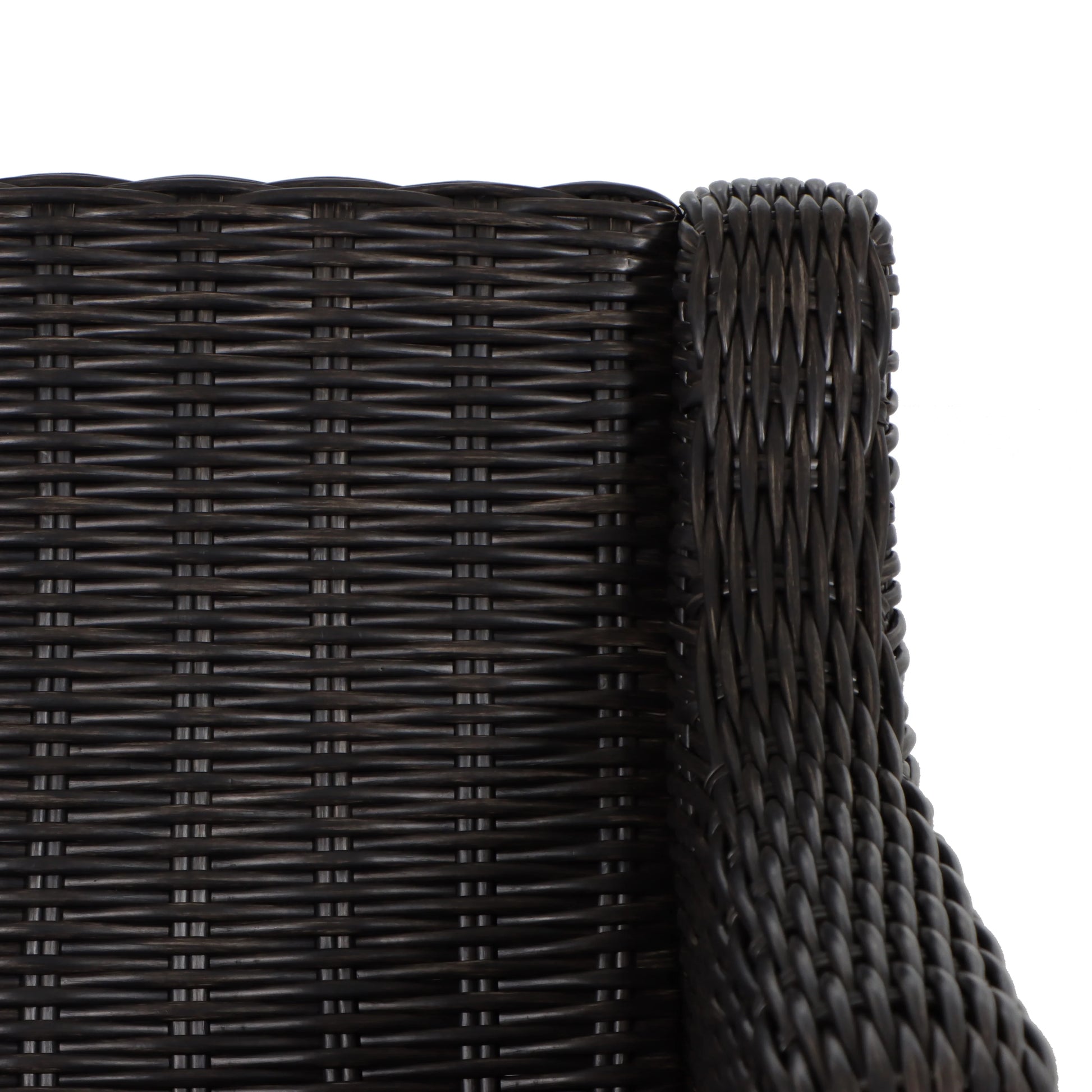 Better Homes & Gardens Bellamy 2-Pack Outdoor Wicker Club Lounge Patio Chairs, Dark Brown
