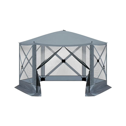 Barara King Outdoor Canopy Tent, Patio Portable Canopy,12' x 12' Outdoor Pop-Up Camping Canopy