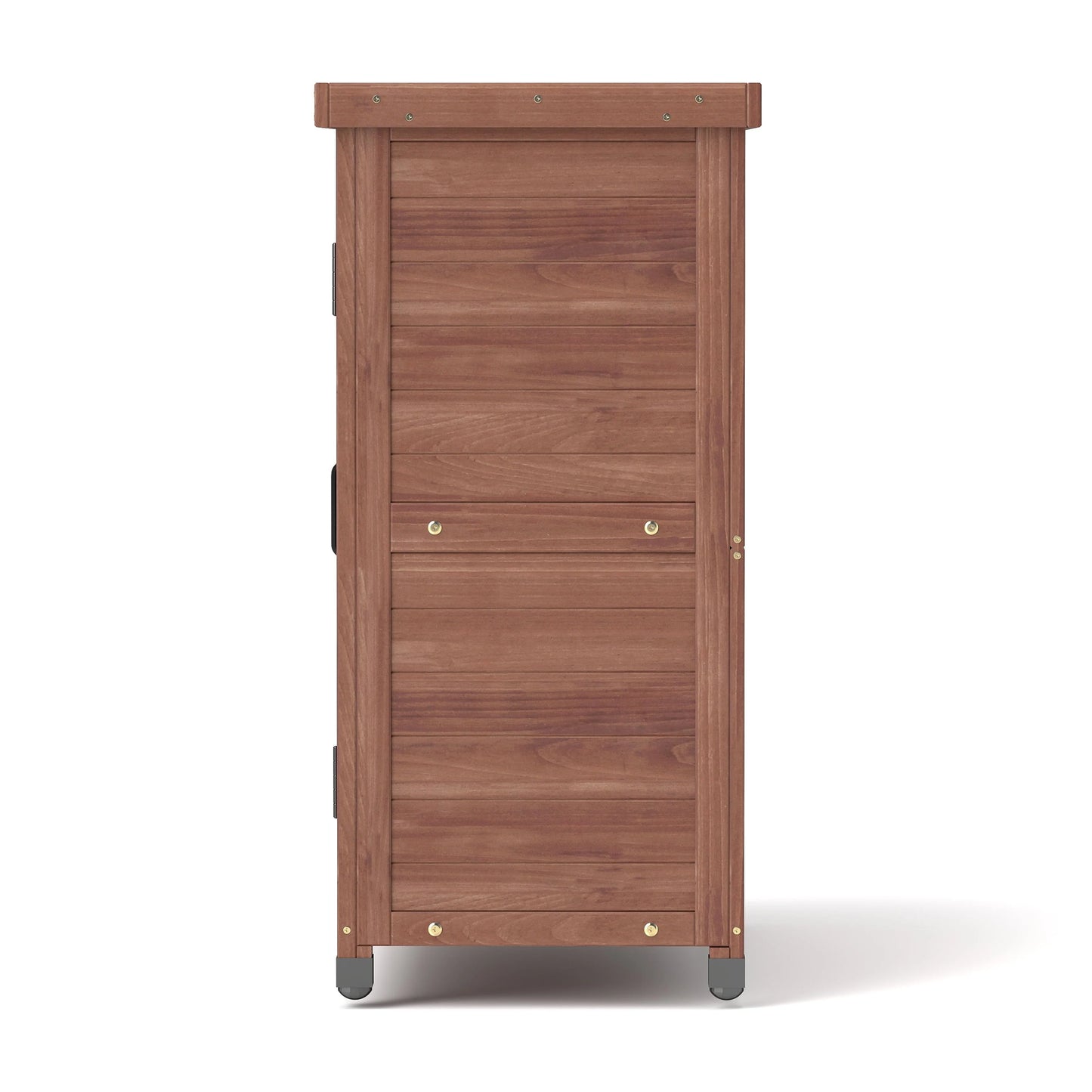 Funnil Outdoor Wooden Storage Cabinet & Potting Bench Table, Weather-Resistant Wooden Patio Furniture, Garden Workstation