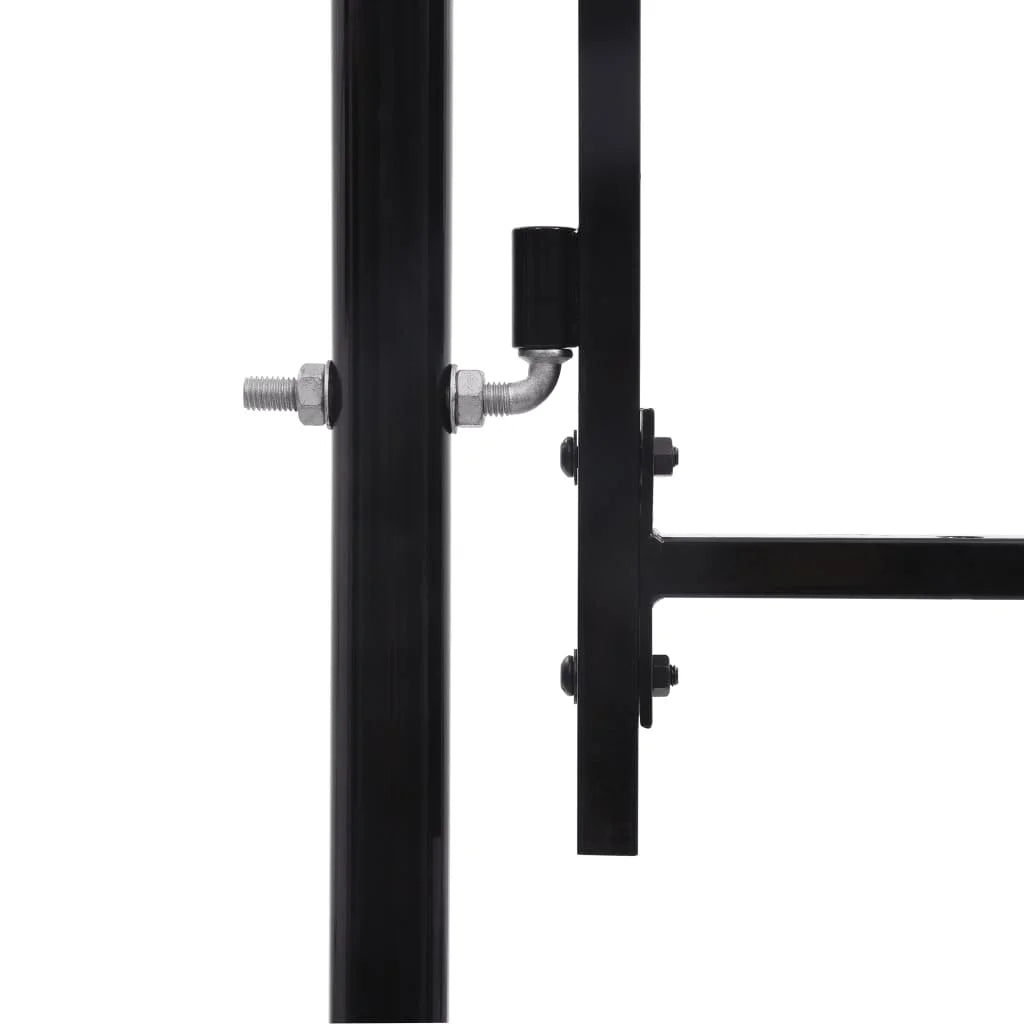 VidaXL Multi Sizes Double Door Fence Gate with Spear Top Outdoor Patio Barrier