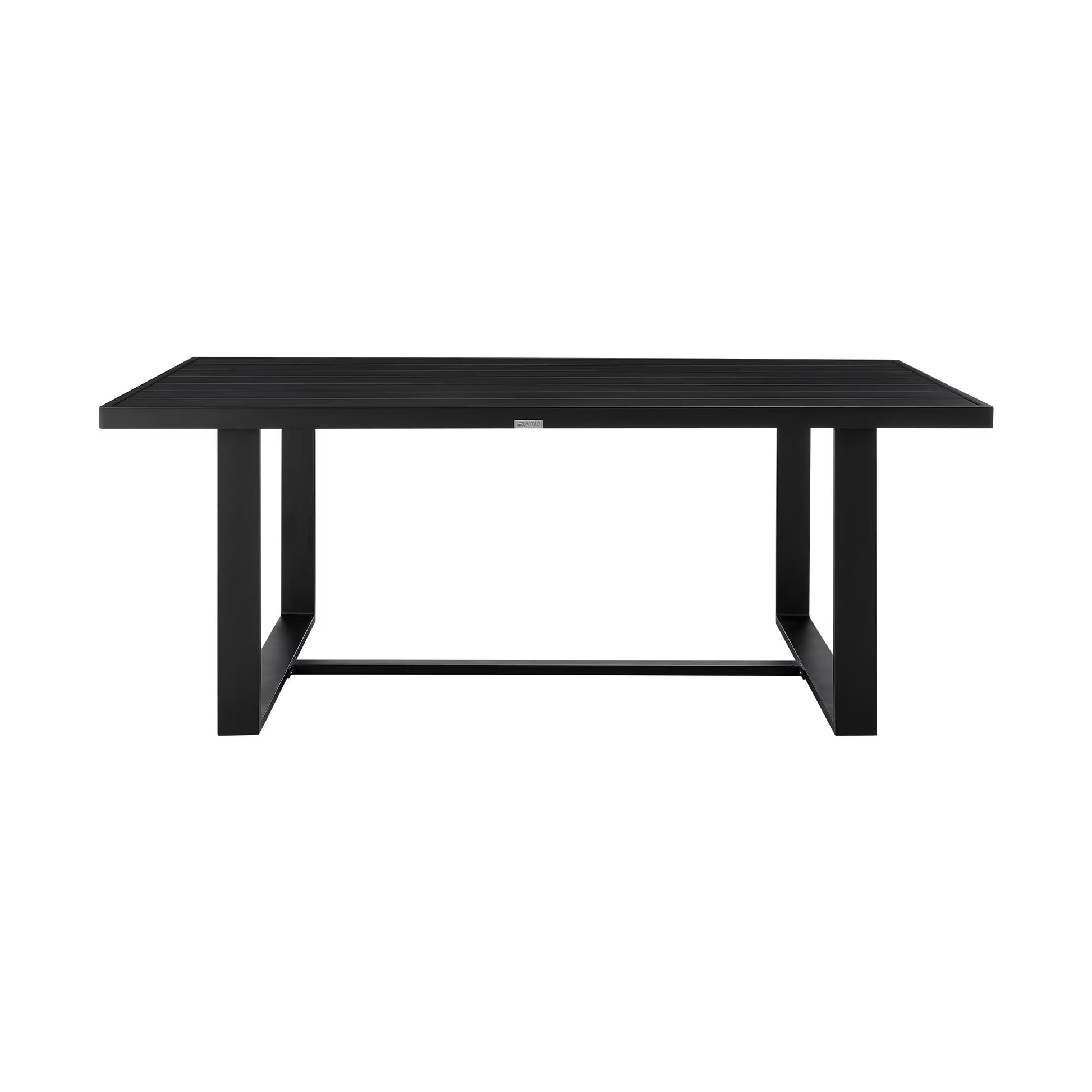 Menorca Outdoor Patio Dining Table in Aluminum
