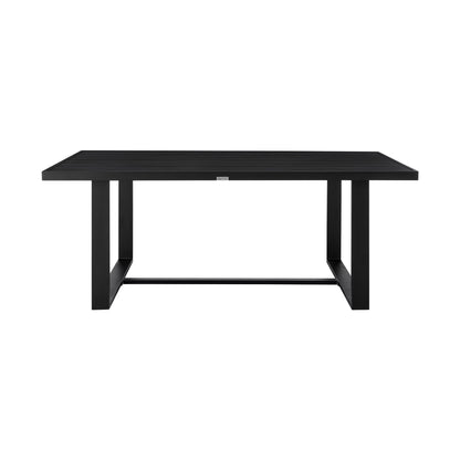 Menorca Outdoor Patio Dining Table in Aluminum