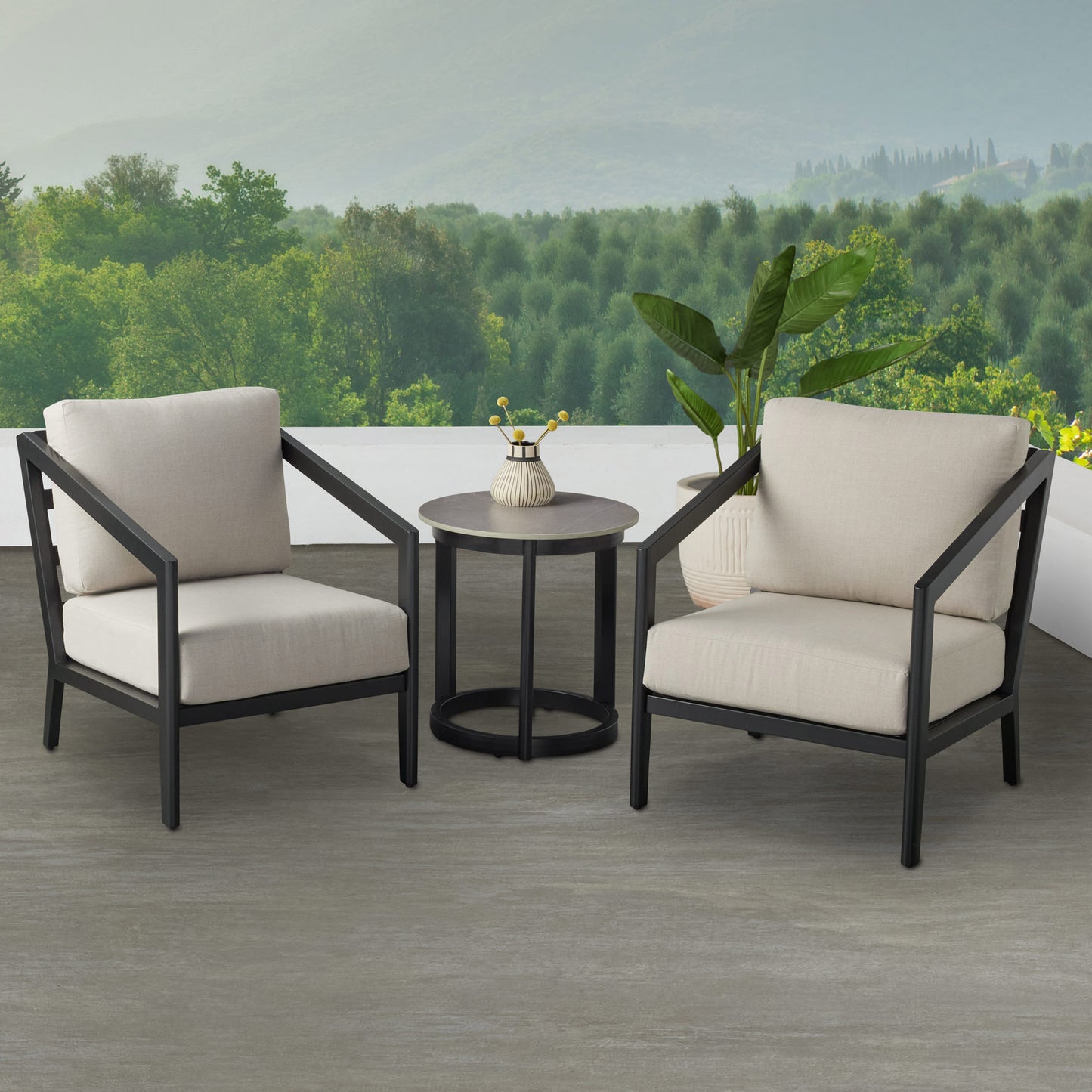 Agio Formia 3-piece Outdoor Patio Seating Set